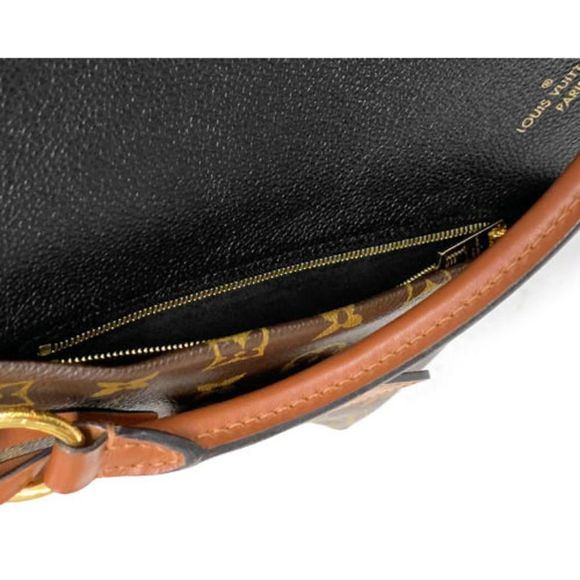 Louis Vuitton V Tote MM Monogram Shoulder Bag Black - Picture 4 of 9